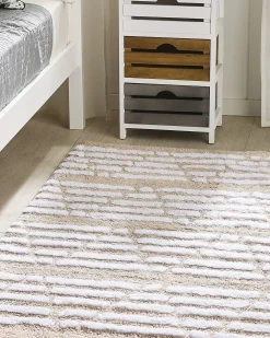 Tappeto AHIRLI Beige 120 x 180 cm Cotone