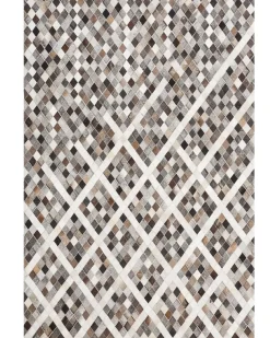Tappeto AKDERE Marrone 160 x 230 cm Pelle naturale