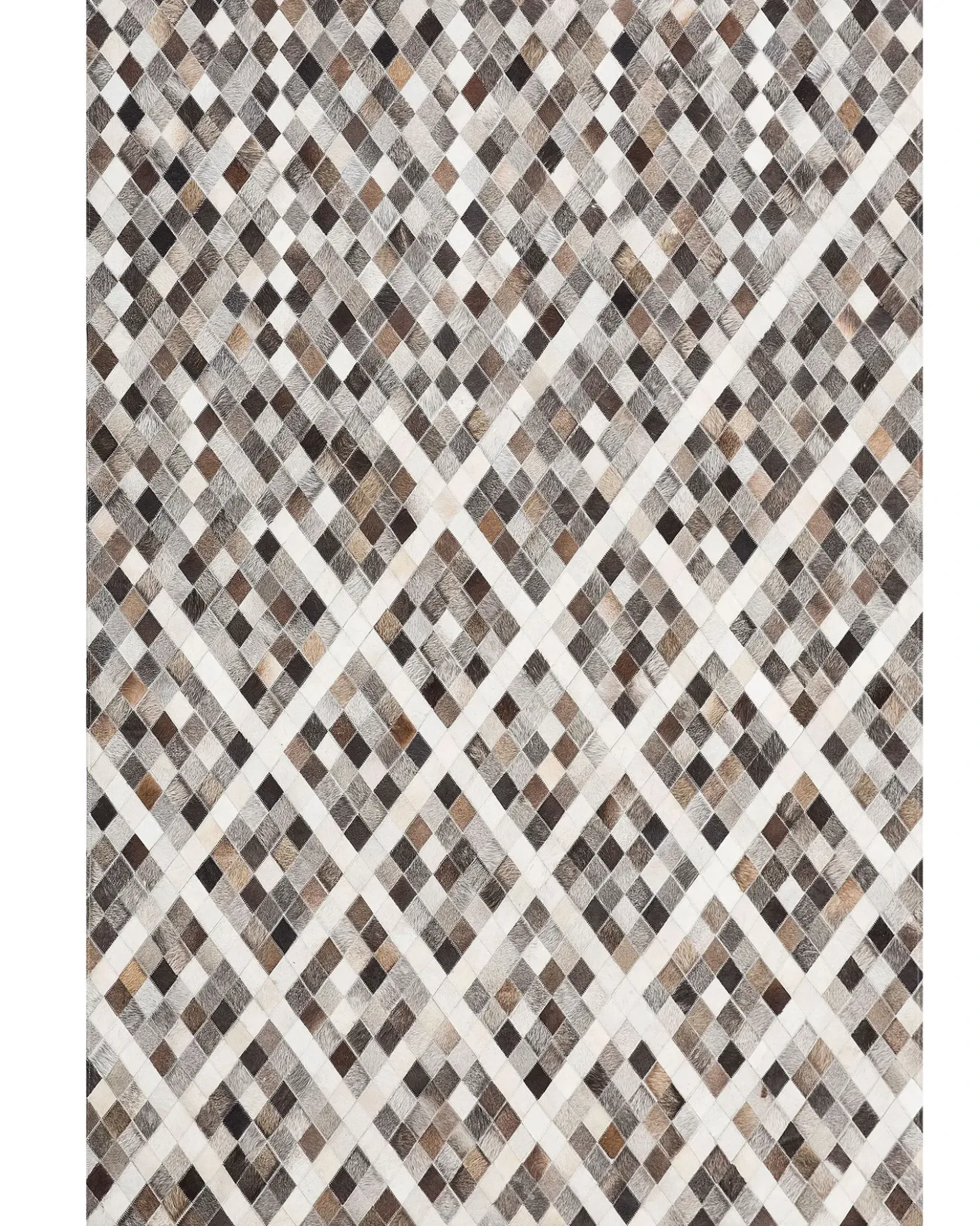 Tappeto AKDERE Marrone 160 x 230 cm Pelle naturale
