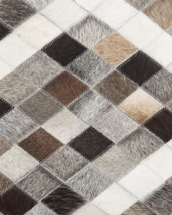 Tappeto AKDERE Marrone 160 x 230 cm Pelle naturale