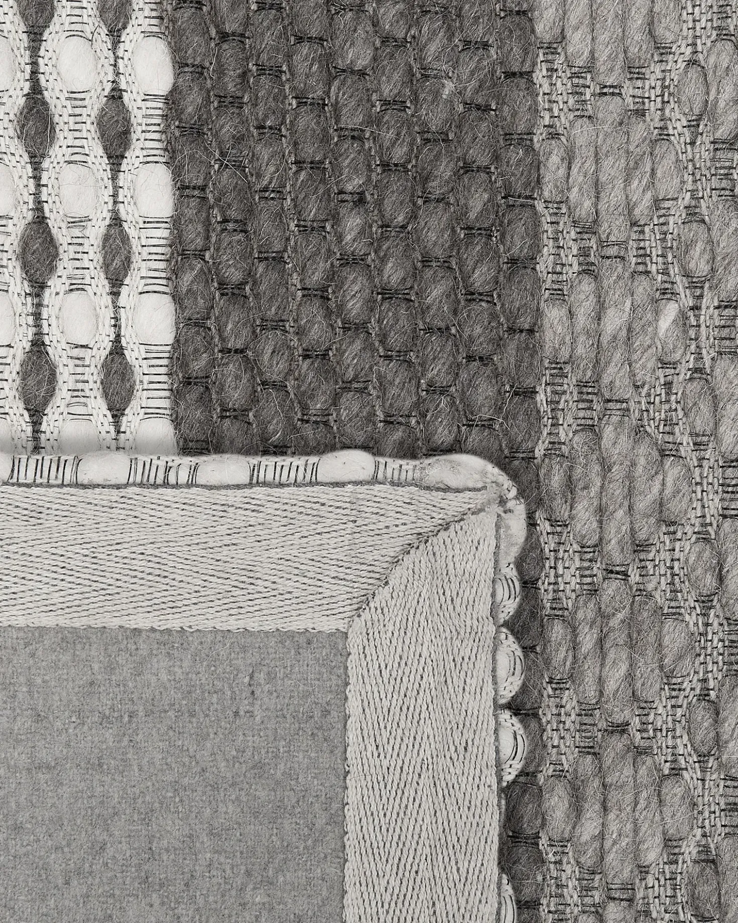 Tappeto AKKAYA Grigio 160 x 220 cm Lana