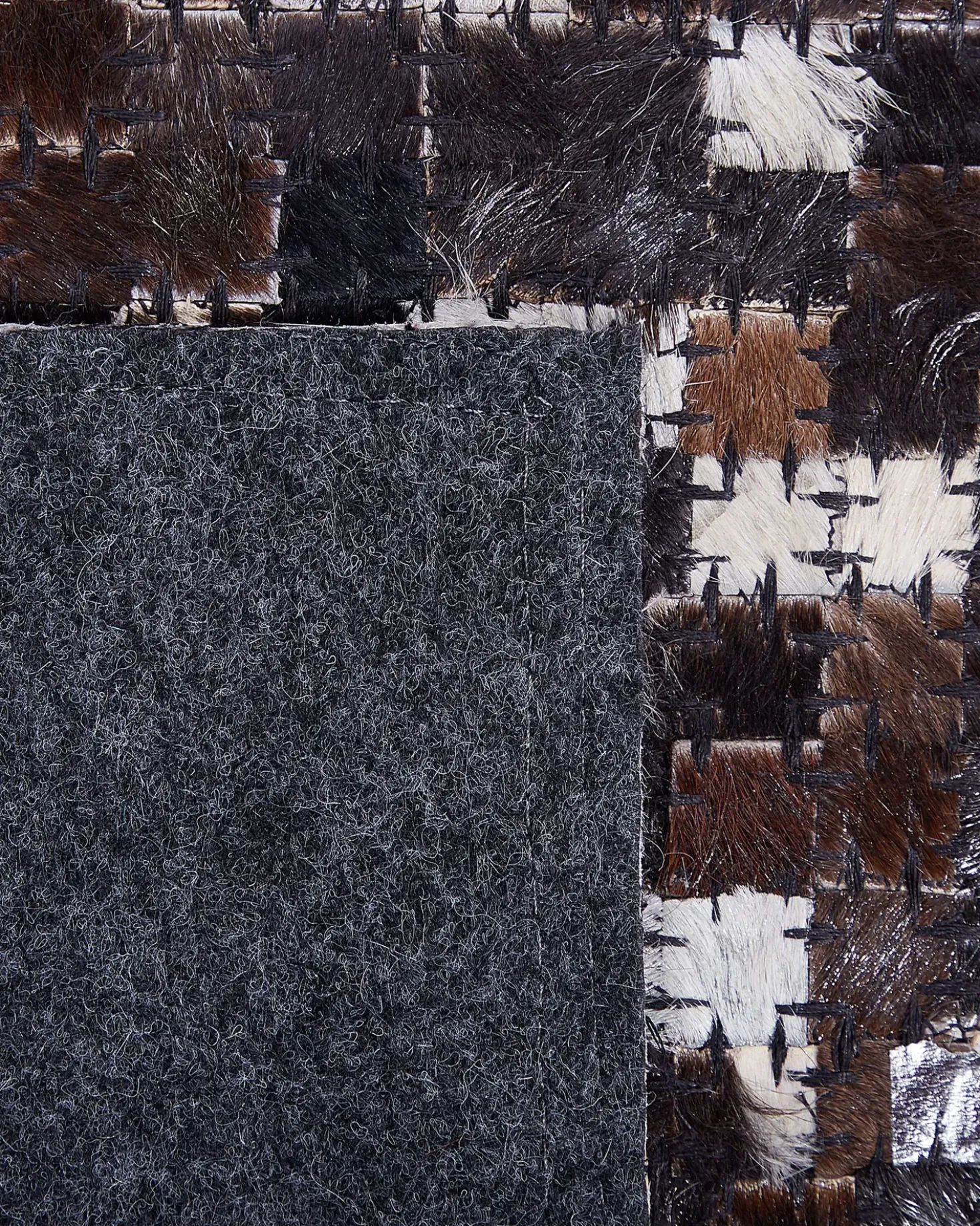 Tappeto AKKESE Marrone 160 x 230 cm Pelle naturale