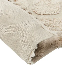 Tappeto AKSARAY Beige 160 x 230 cm Cotone
