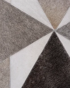 Tappeto ALAKA Grigio 160 x 230 cm Pelle naturale