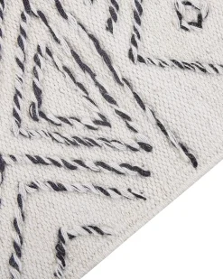 Tappeto ALKENT Bianco 160 x 230 cm Lana