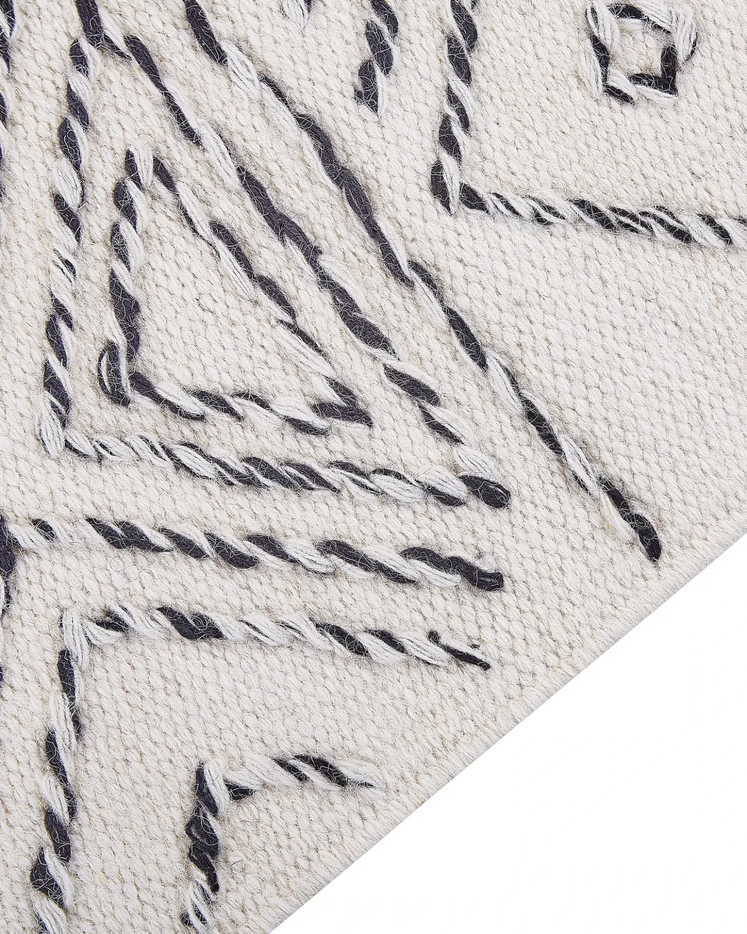 Tappeto ALKENT Bianco 160 x 230 cm Lana