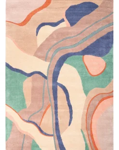 Tappeto ALMORA Multicolore 160 x 230 cm Viscosa