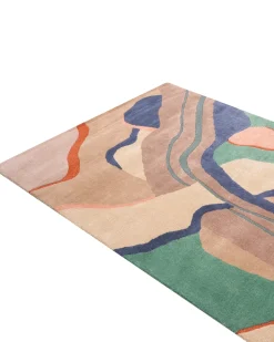 Tappeto ALMORA Multicolore 160 x 230 cm Viscosa