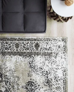 Tappeto ALMUS Grigio 140 x 200 cm Cotone