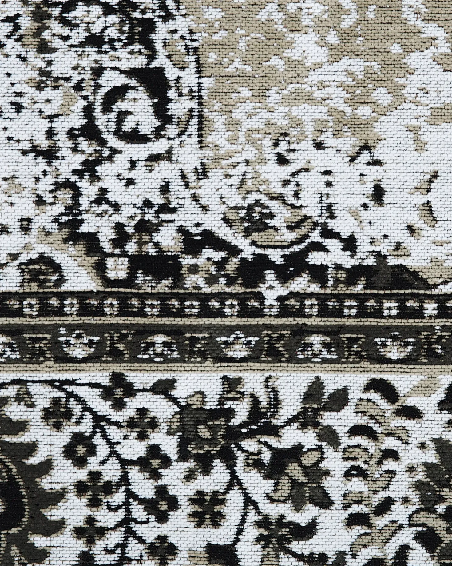 Tappeto ALMUS Grigio 140 x 200 cm Cotone