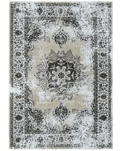 Tappeto ALMUS Grigio 140 x 200 cm Cotone