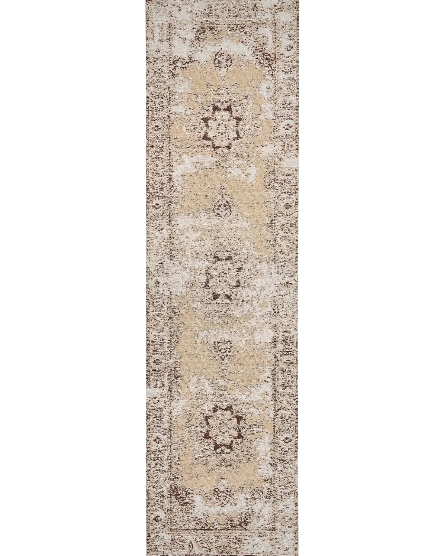 Tappeto ALMUS Marrone 80 x 300 cm Cotone
