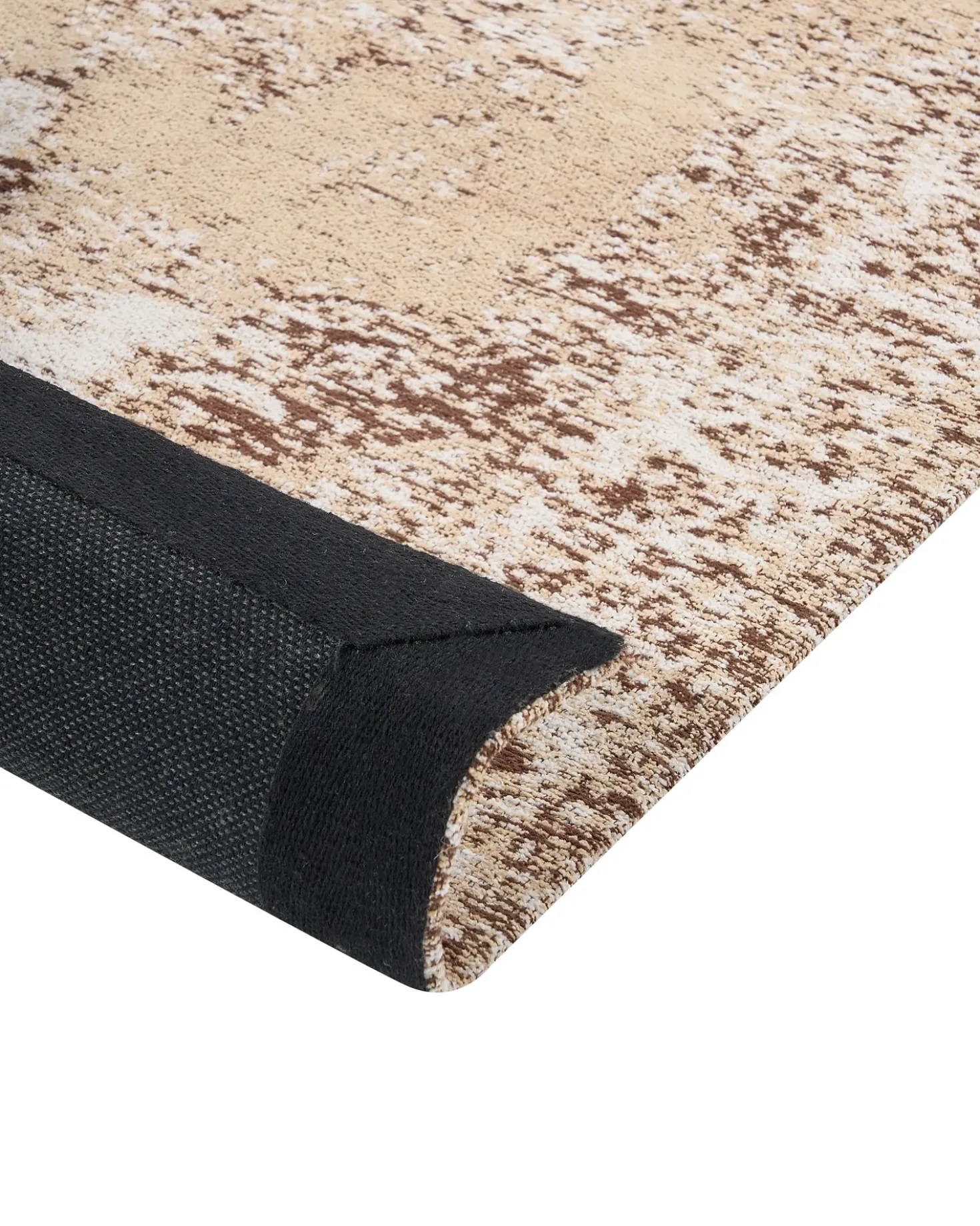 Tappeto ALMUS Marrone 80 x 300 cm Cotone