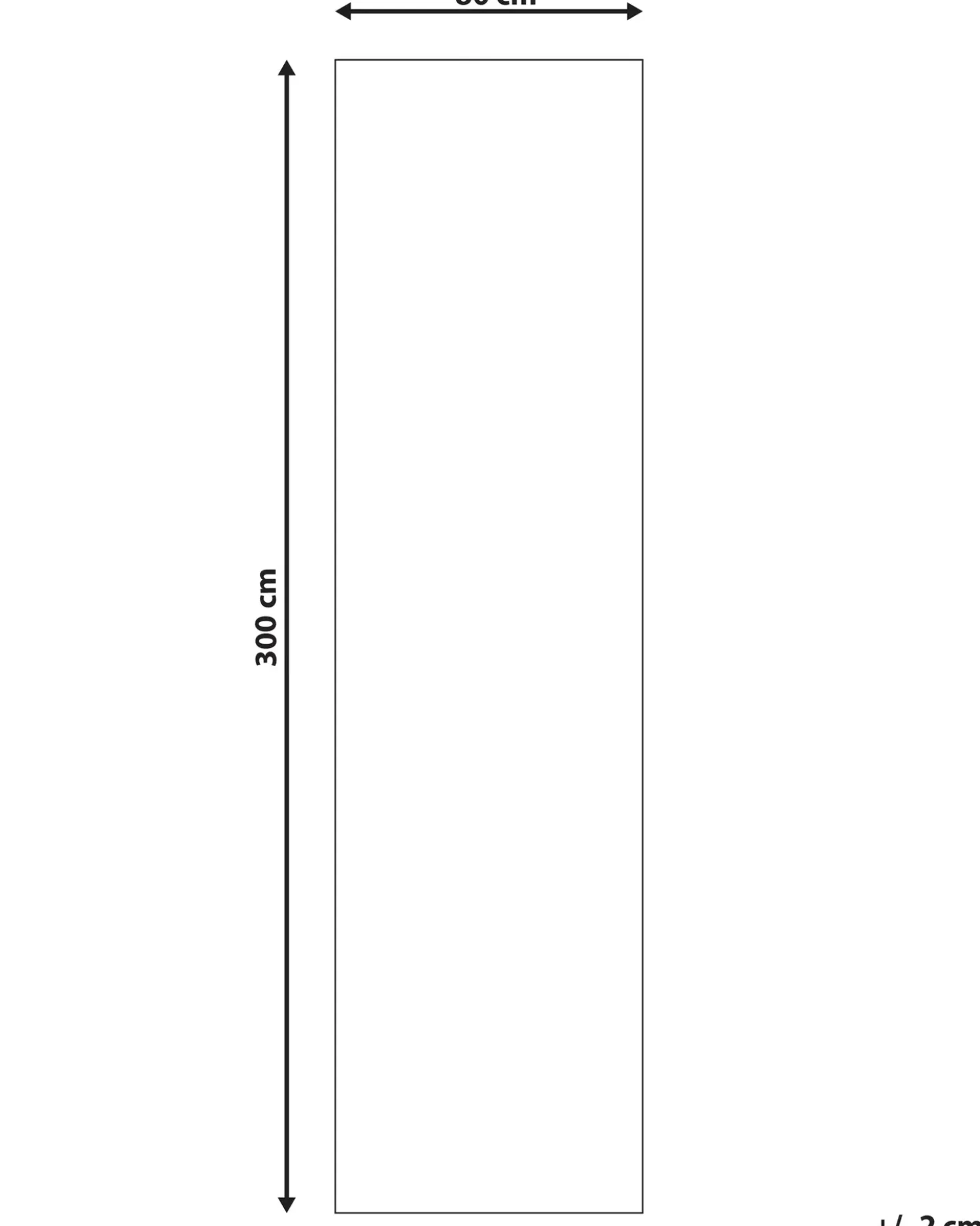 Tappeto ALMUS Marrone 80 x 300 cm Cotone