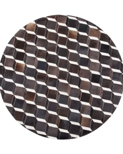 Tappeto ALPKOY Marrone ø 140 cm Pelle naturale
