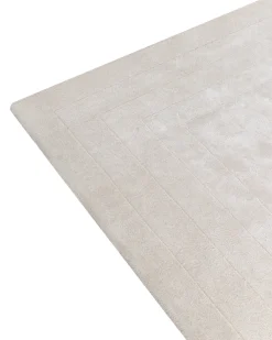 Tappeto AMADO Beige chiaro 160 x 230 cm Viscosa