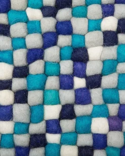 Tappeto AMDO Blu marino 160 x 230 cm Lana