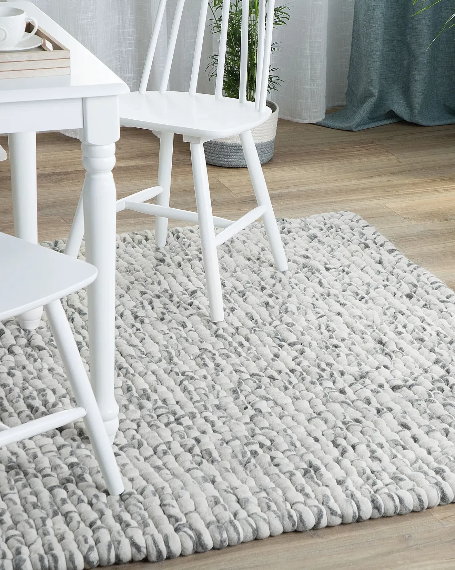 Tappeto AMDO Grigio chiaro 160 x 230 cm