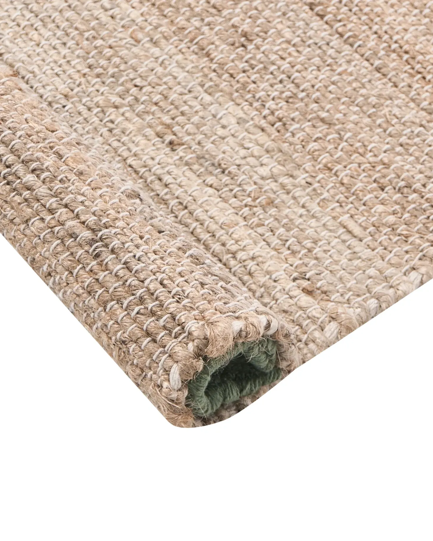 Tappeto AMRAVATI Beige/Verde 80 x 300 cm Iuta