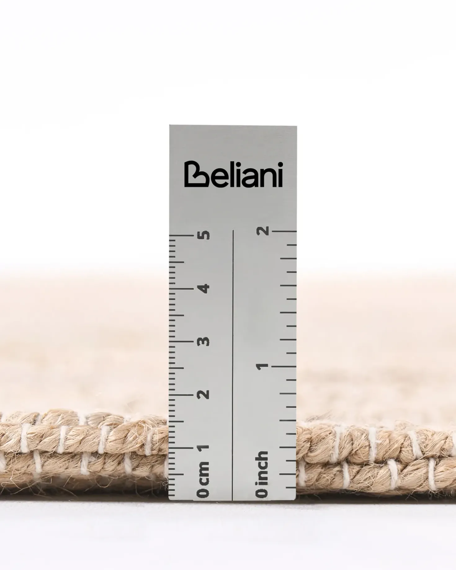 Tappeto AMRAVATI Nero/Beige 160 x 230 cm Iuta