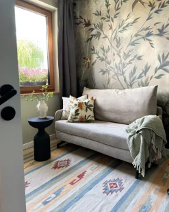 Tappeto APARAN Beige 200 x 300 cm Cotone Kilim