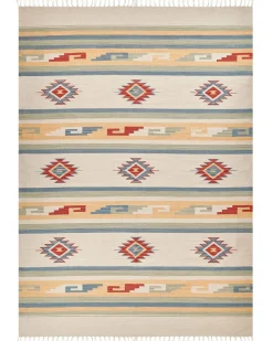 Tappeto APARAN Beige 200 x 300 cm Cotone Kilim