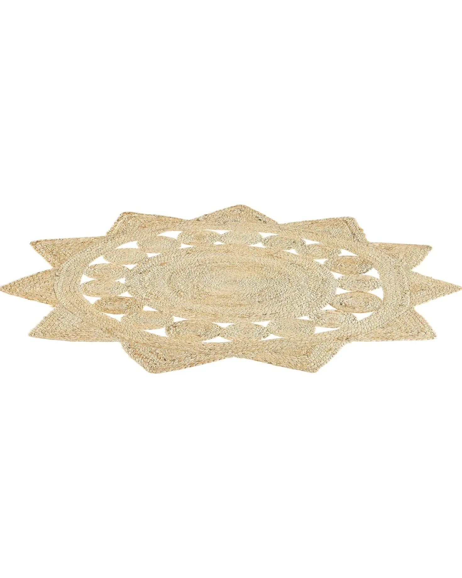 Tappeto ARABAN Beige ø 120 cm Iuta