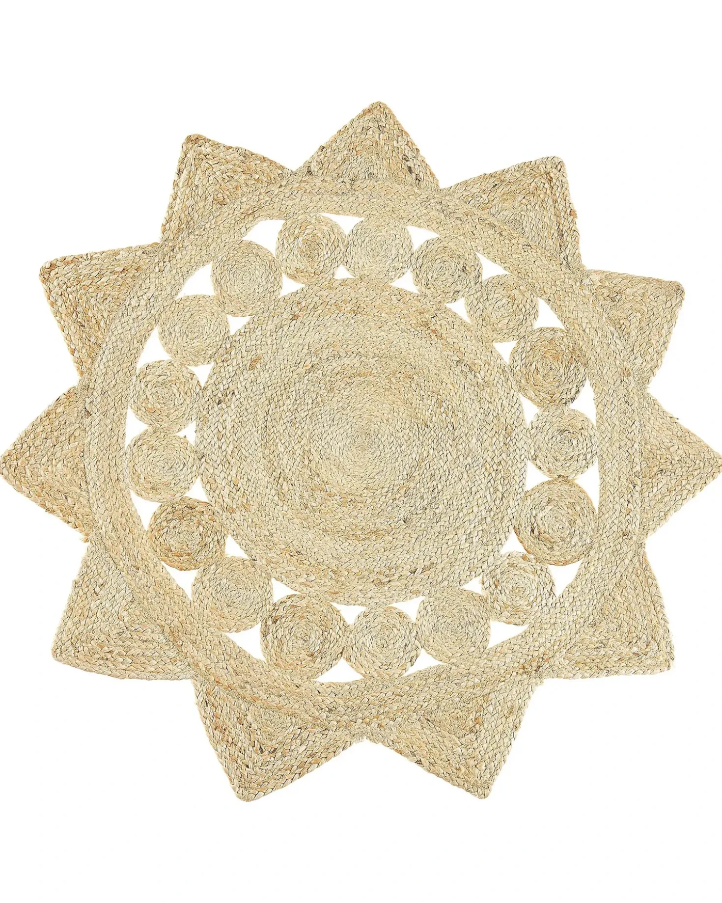 Tappeto ARABAN Beige ø 120 cm Iuta
