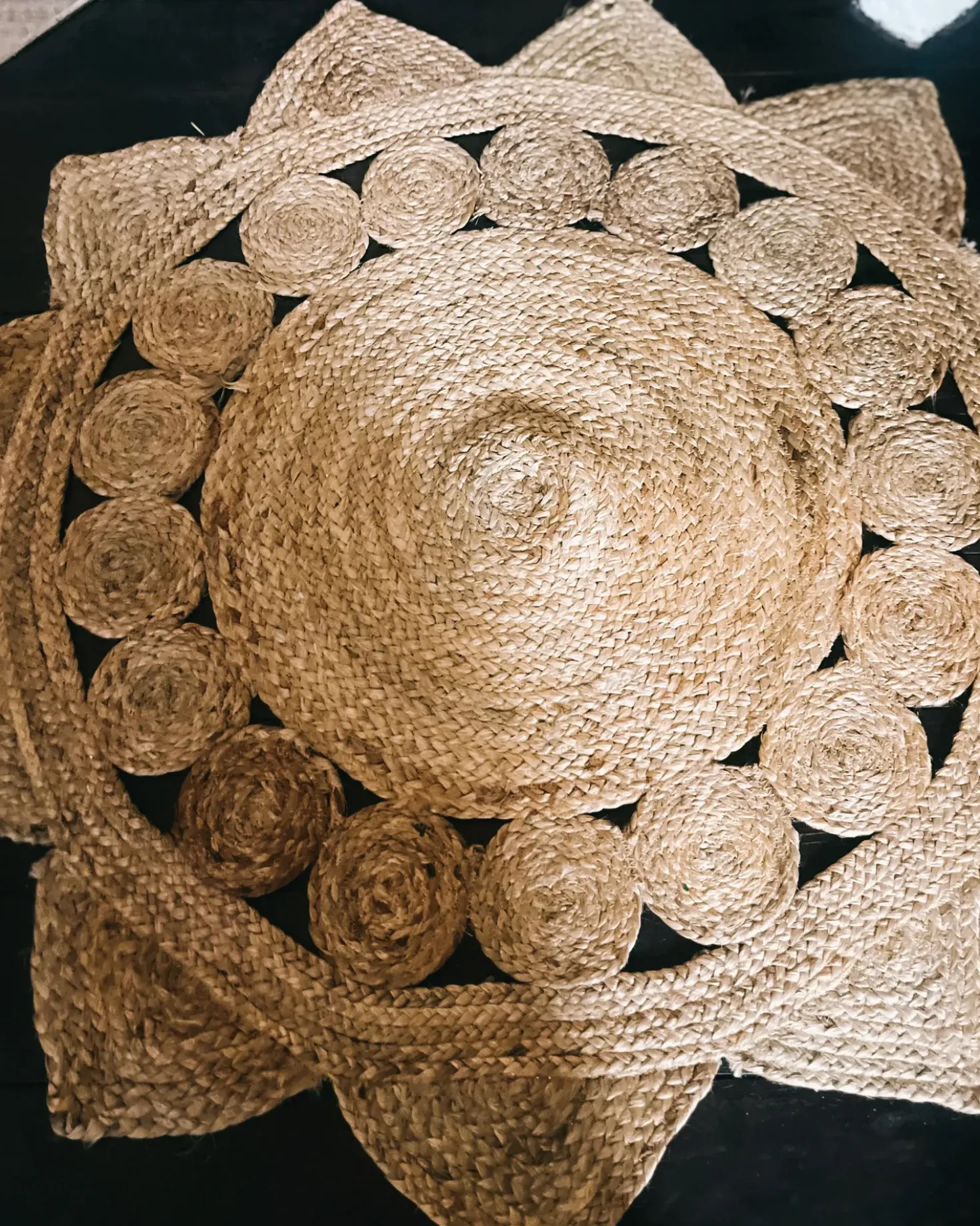 Tappeto ARABAN Beige ø 120 cm Iuta
