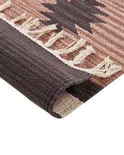 Tappeto ARAGATS Beige 80 x 300 cm Cotone Kilim