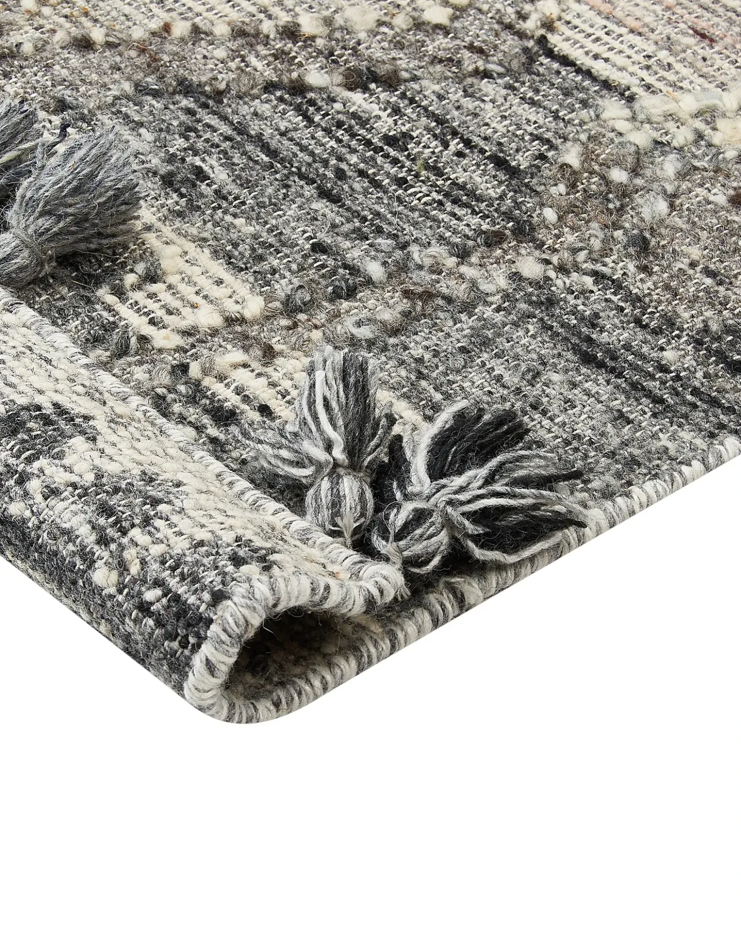 Tappeto ARATASHEN Grigio 200 x 300 cm Lana Kilim
