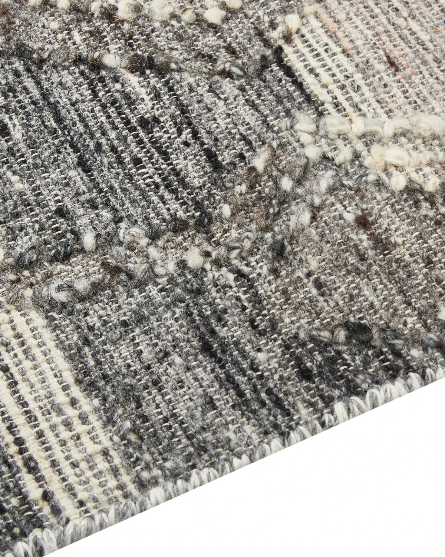 Tappeto ARATASHEN Grigio 200 x 300 cm Lana Kilim
