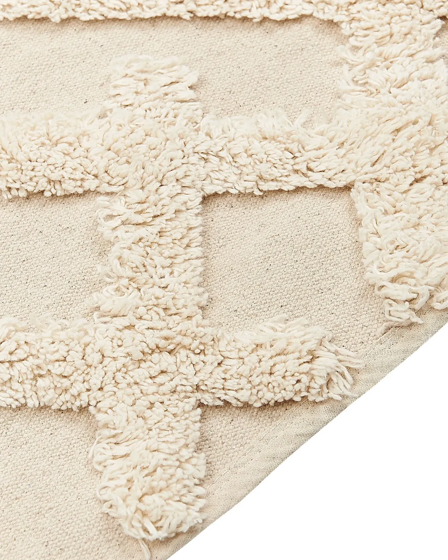 Tappeto ARDAHAN Beige 80 x 150 cm Cotone