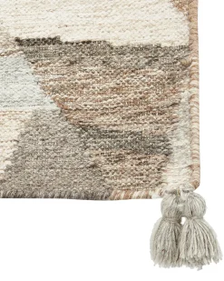 Tappeto ARGAVAND Beige 160 x 230 cm Lana Kilim