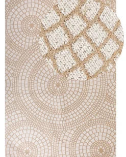 Tappeto ARIBA Bianco Beige 160 x 230 cm Iuta