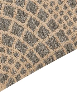 Tappeto ARIBA Grigio Beige 160 x 230 cm Iuta