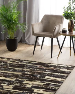 Tappeto ARTVIN Marrone 160 x 230 cm Pelle naturale