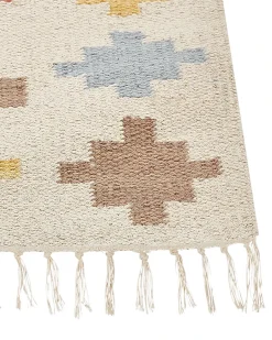 Tappeto ATAN Multicolore 80 x 300 cm Cotone Kilim