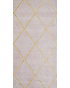 Tappeto ATIKE Rosa 80 x 150 cm Viscosa