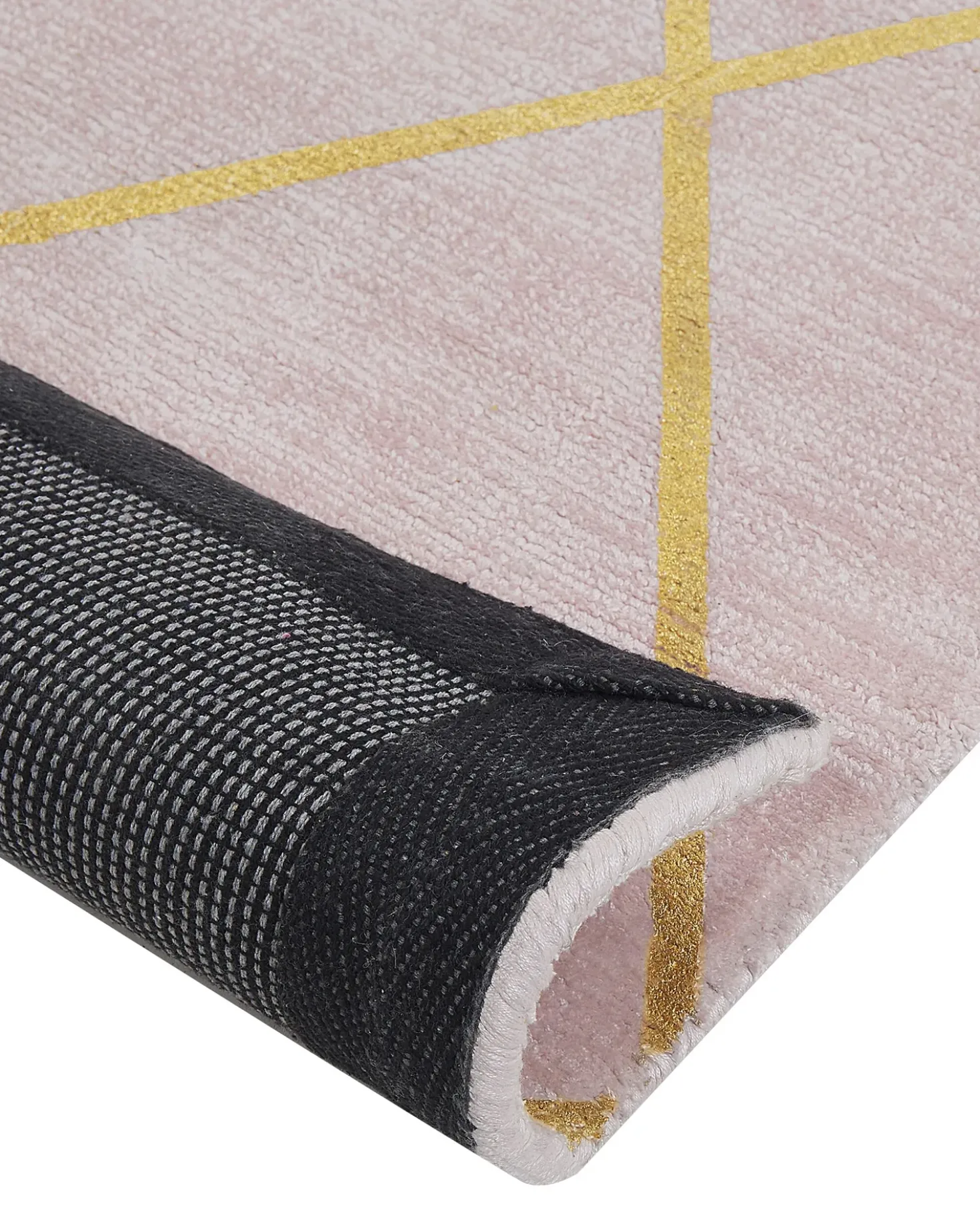 Tappeto ATIKE Rosa 80 x 150 cm Viscosa