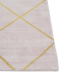 Tappeto ATIKE Rosa 80 x 150 cm Viscosa