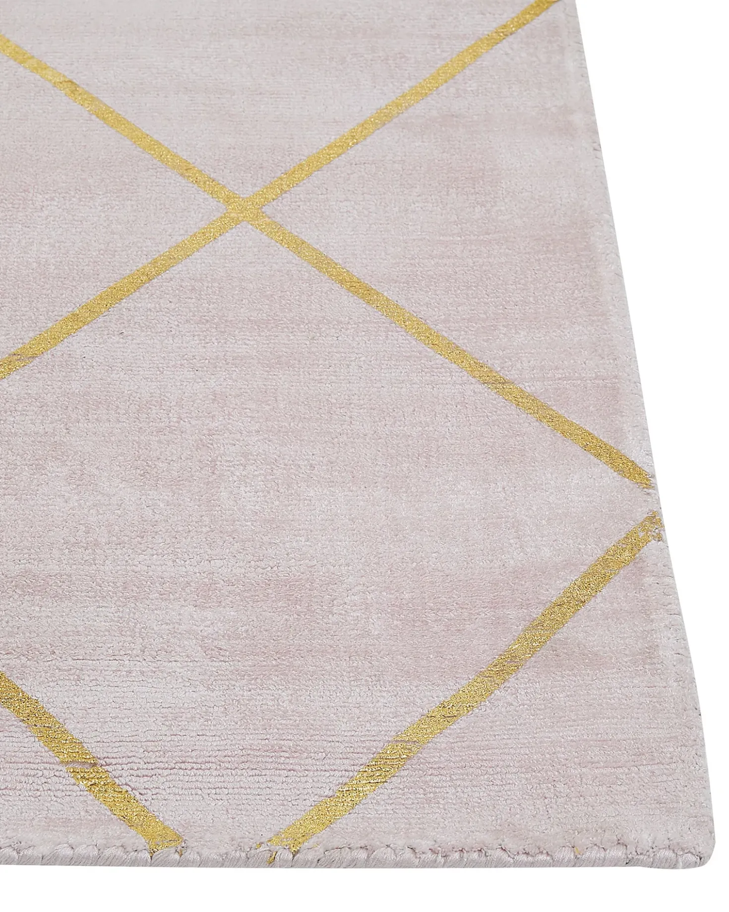 Tappeto ATIKE Rosa 80 x 150 cm Viscosa