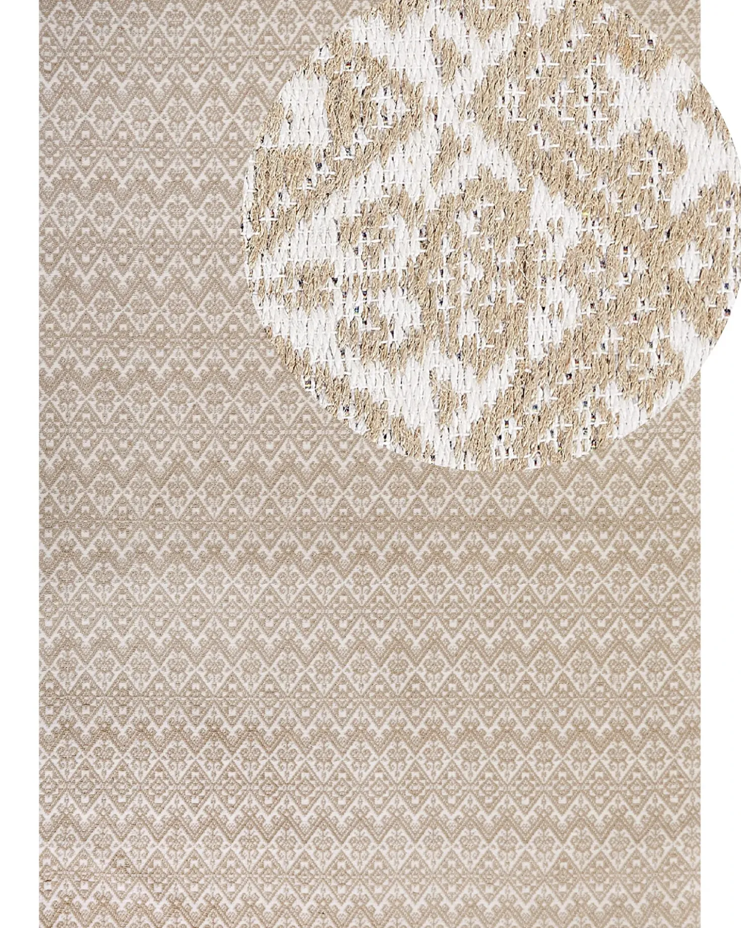 Tappeto ATIMA Beige 160 x 230 cm Iuta