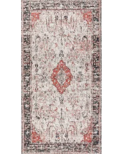Tappeto ATTERA Beige 80 x 150 cm Cotone