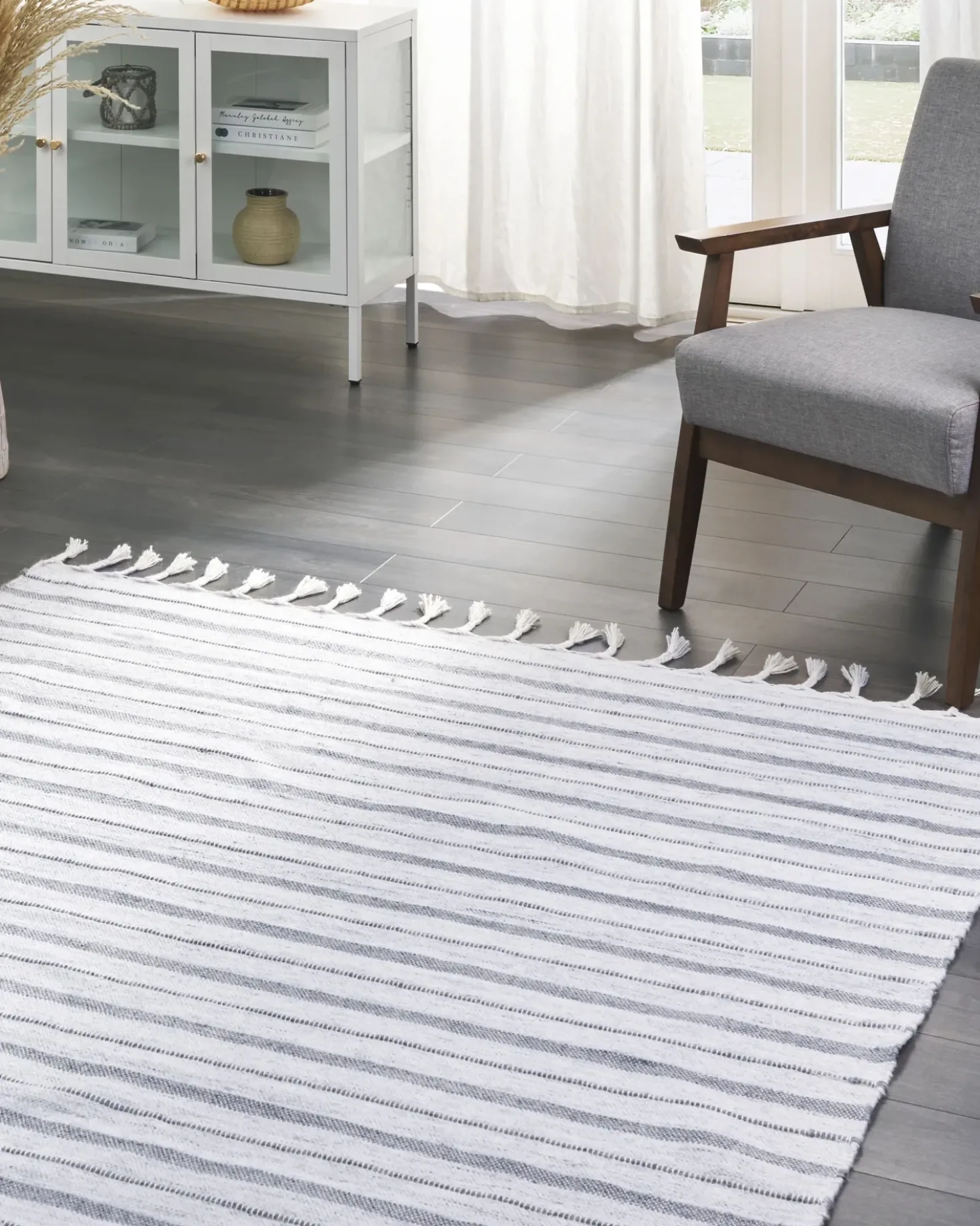 Tappeto BADEMLI Bianco sporco 160 x 230 cm