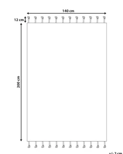 Tappeto BADEMLI Verde scuro 140 x 200 cm