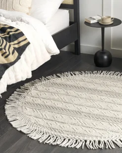 Tappeto BALTALAR Beige ø 140 cm Lana