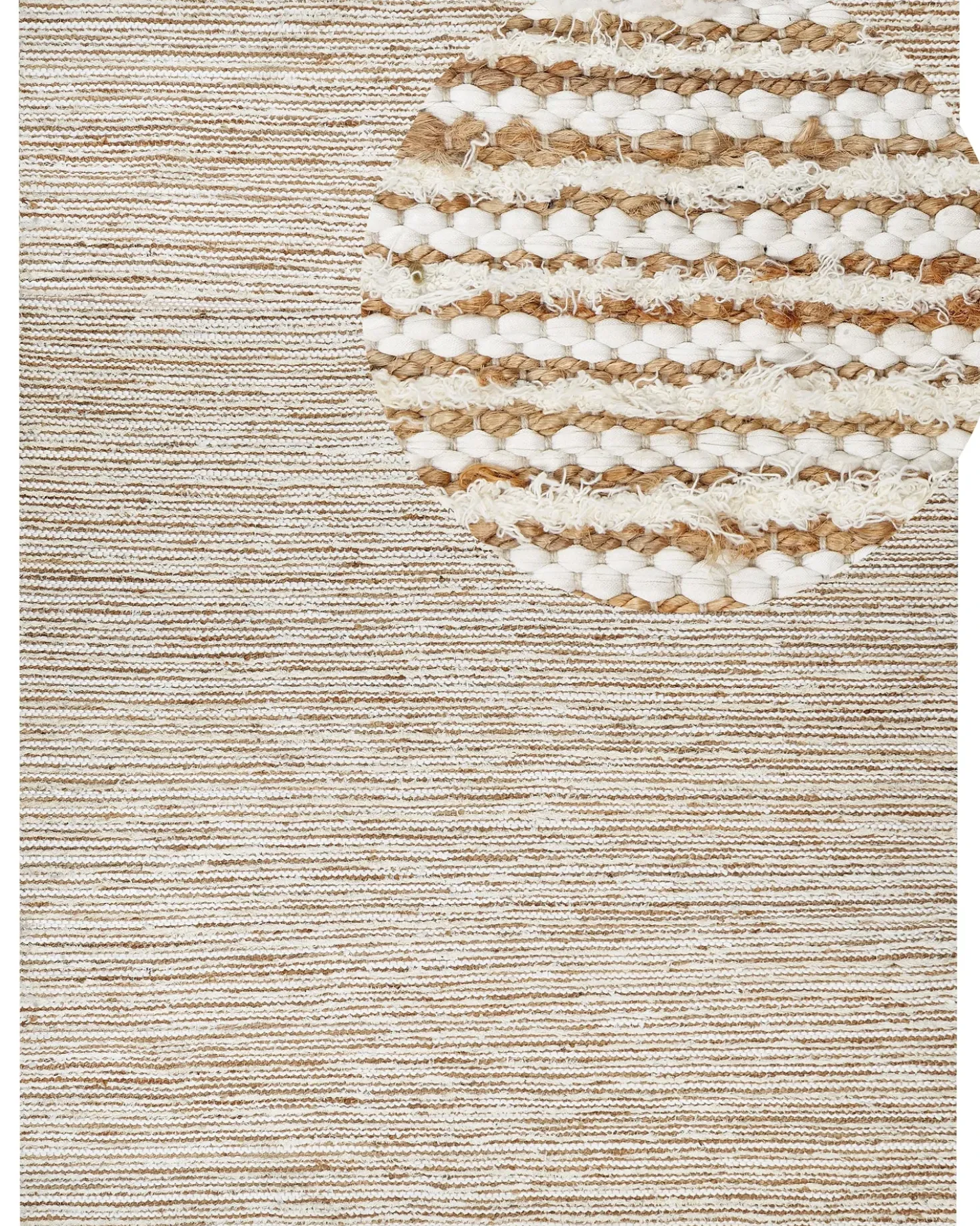 Tappeto BARKHAN Beige 300 x 400 cm Cotone