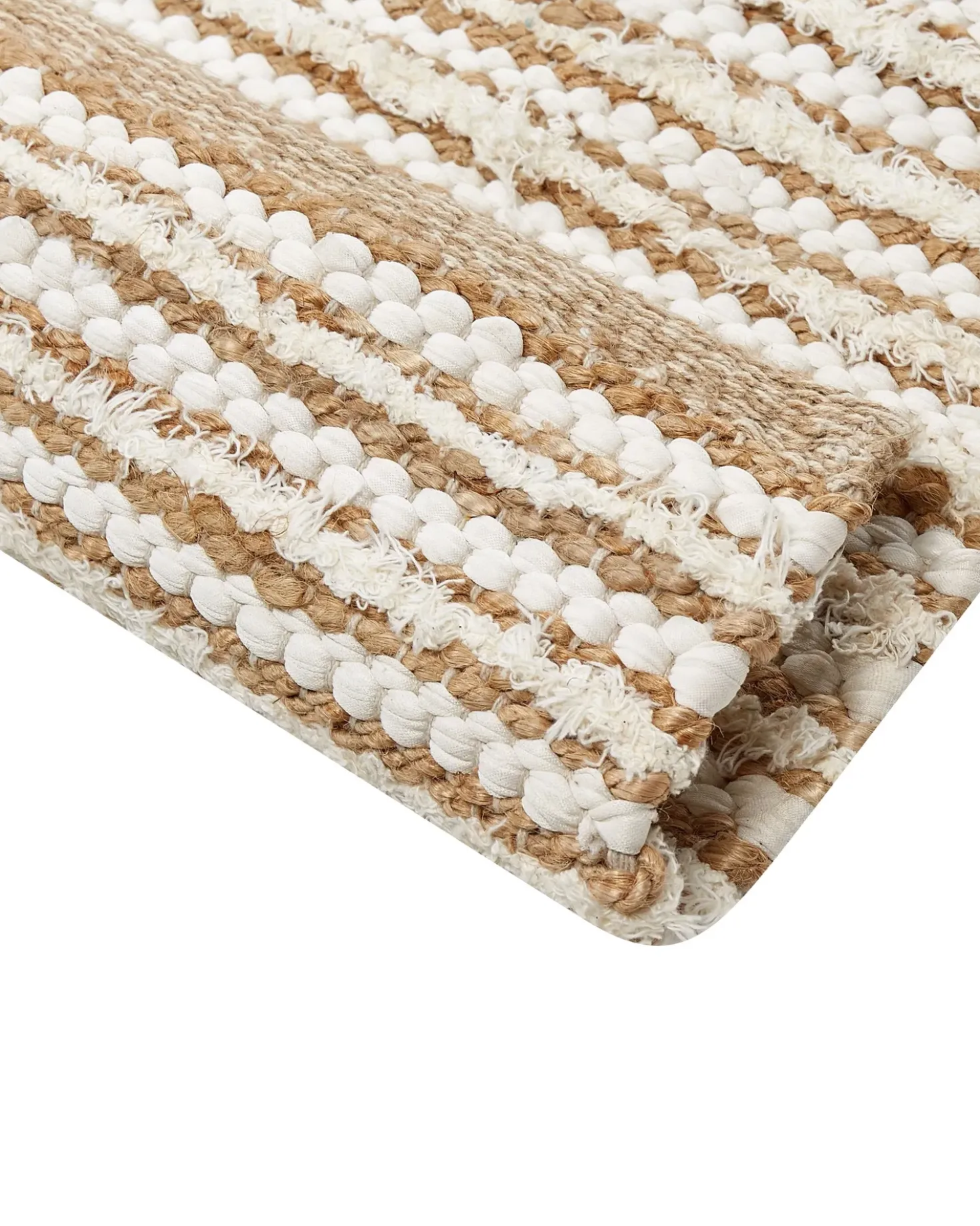 Tappeto BARKHAN Beige 300 x 400 cm Cotone