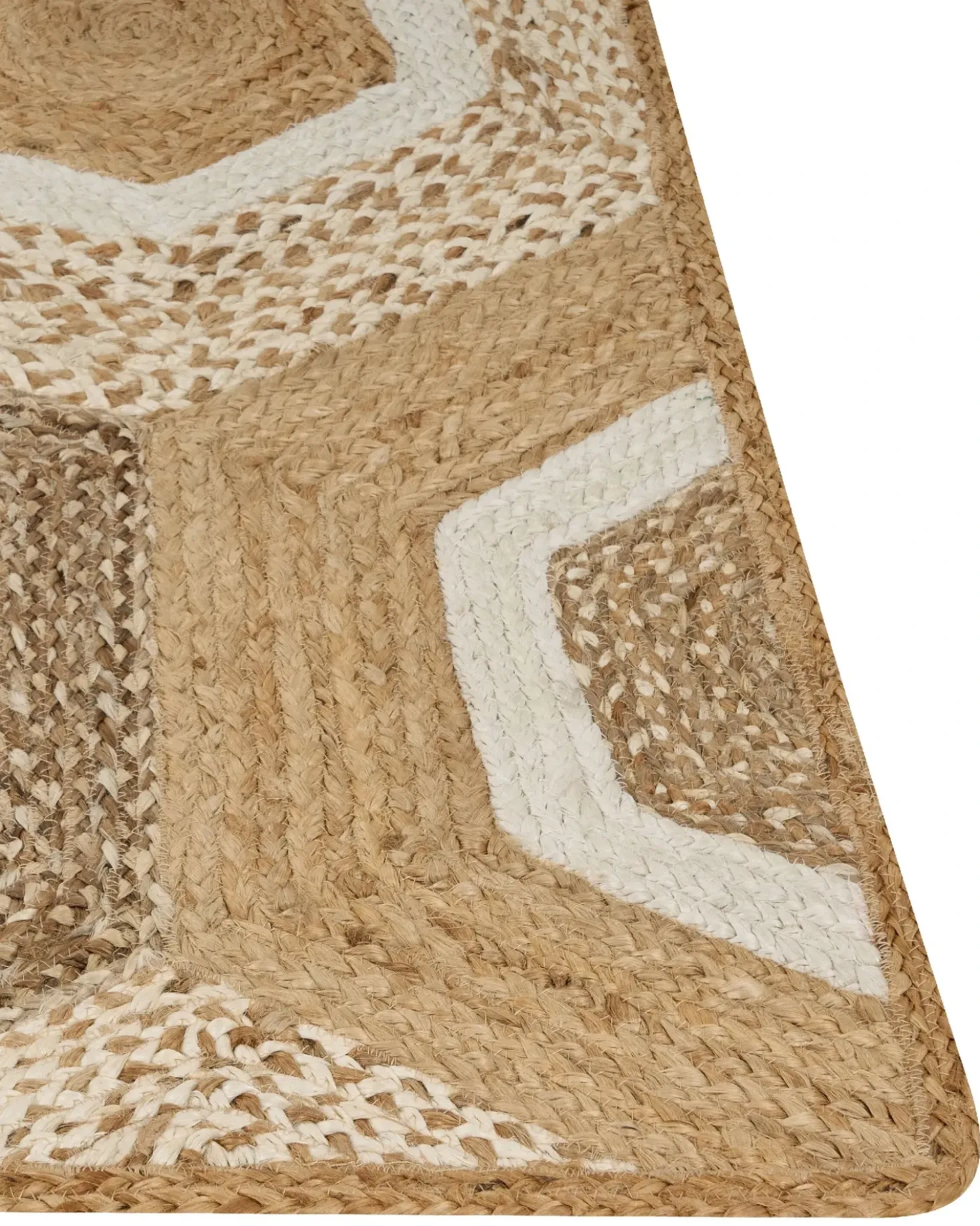Tappeto BASOREN Beige 160 x 230 cm Iuta